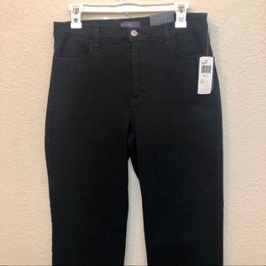 NYDJ size 10 black straight leg pants